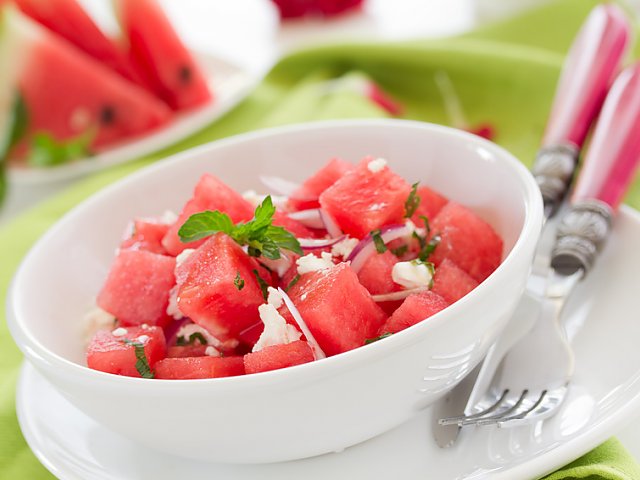 Wassermelone mit Feta