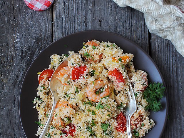 Scharfer Couscous Salat 